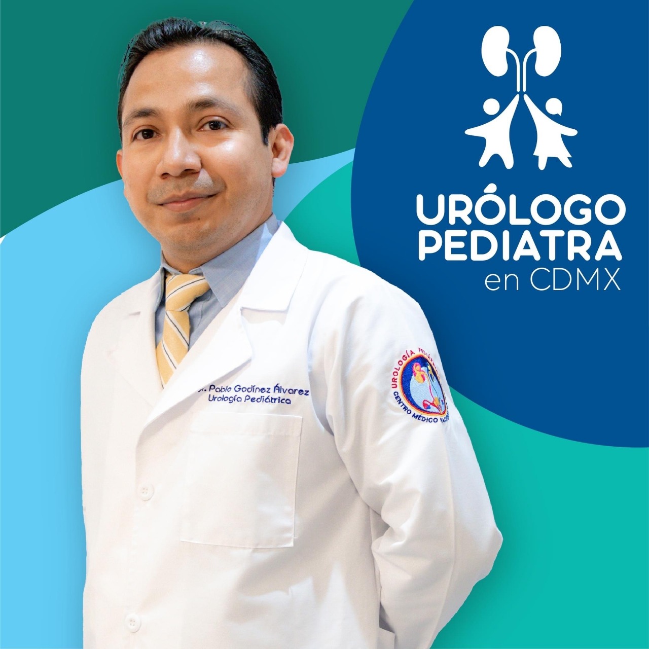 Dr. Pablo Godínez Álvarez, especialista en cirugía pediátrica en CDMX